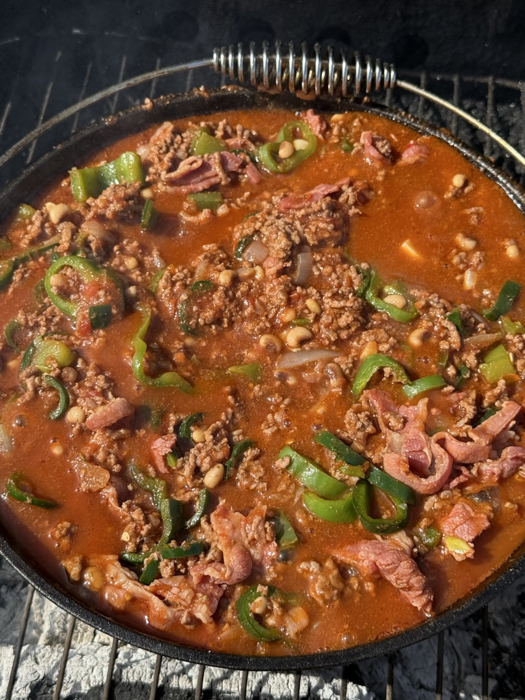 A full pot of Pitmaster Beef Chili