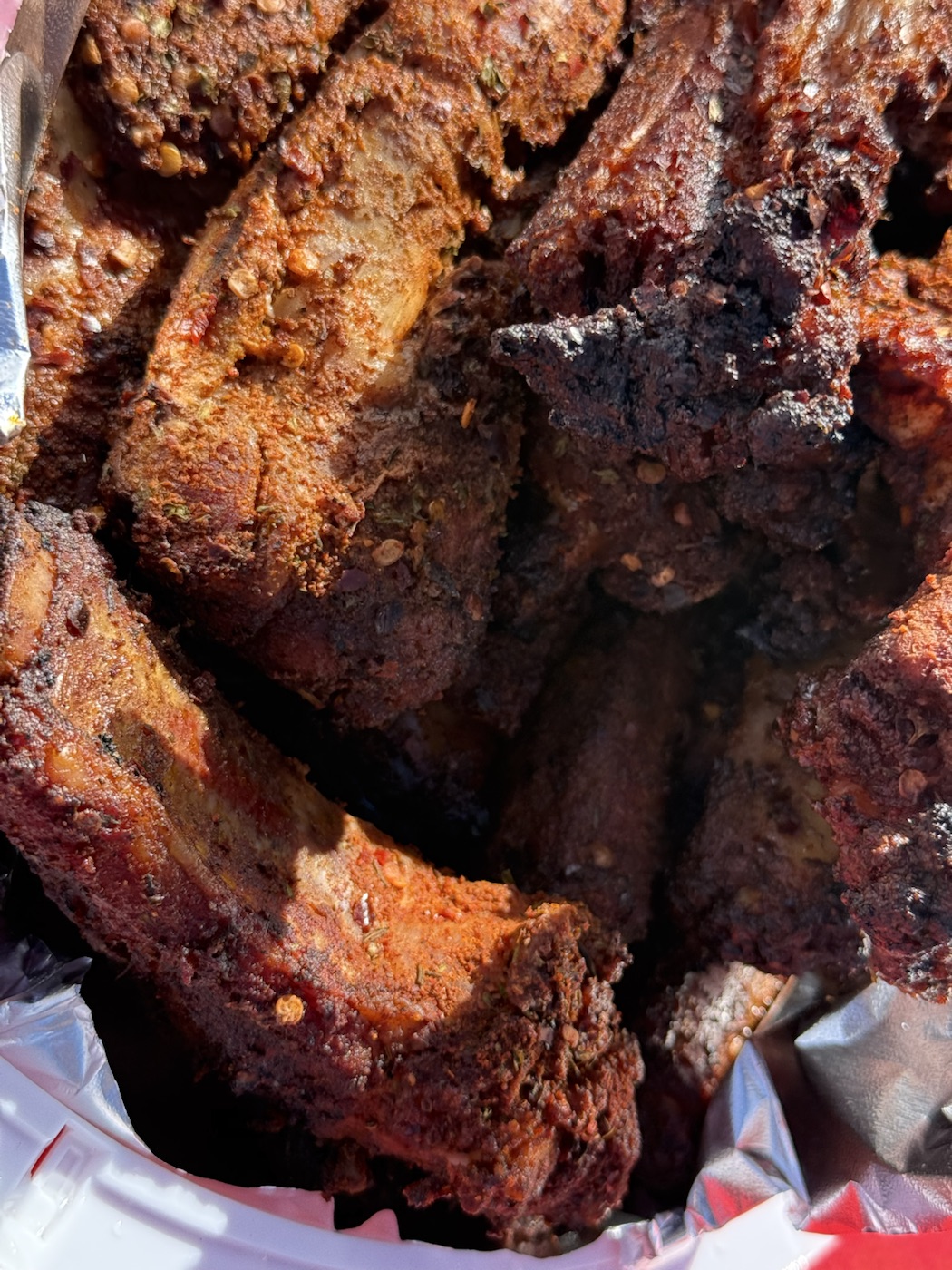 Mojave 66 smoked ribs platter